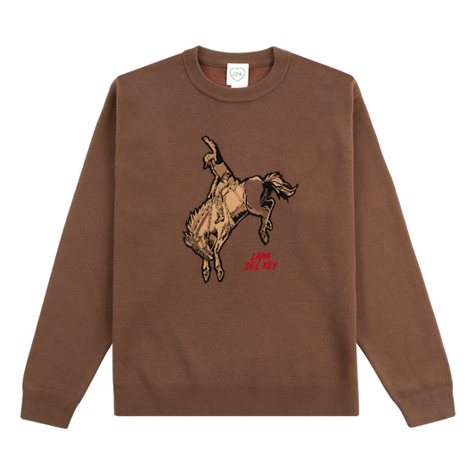 Indio Knit Crewneck - Brown